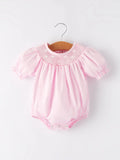 Pretty In Bows Smocked Bubble