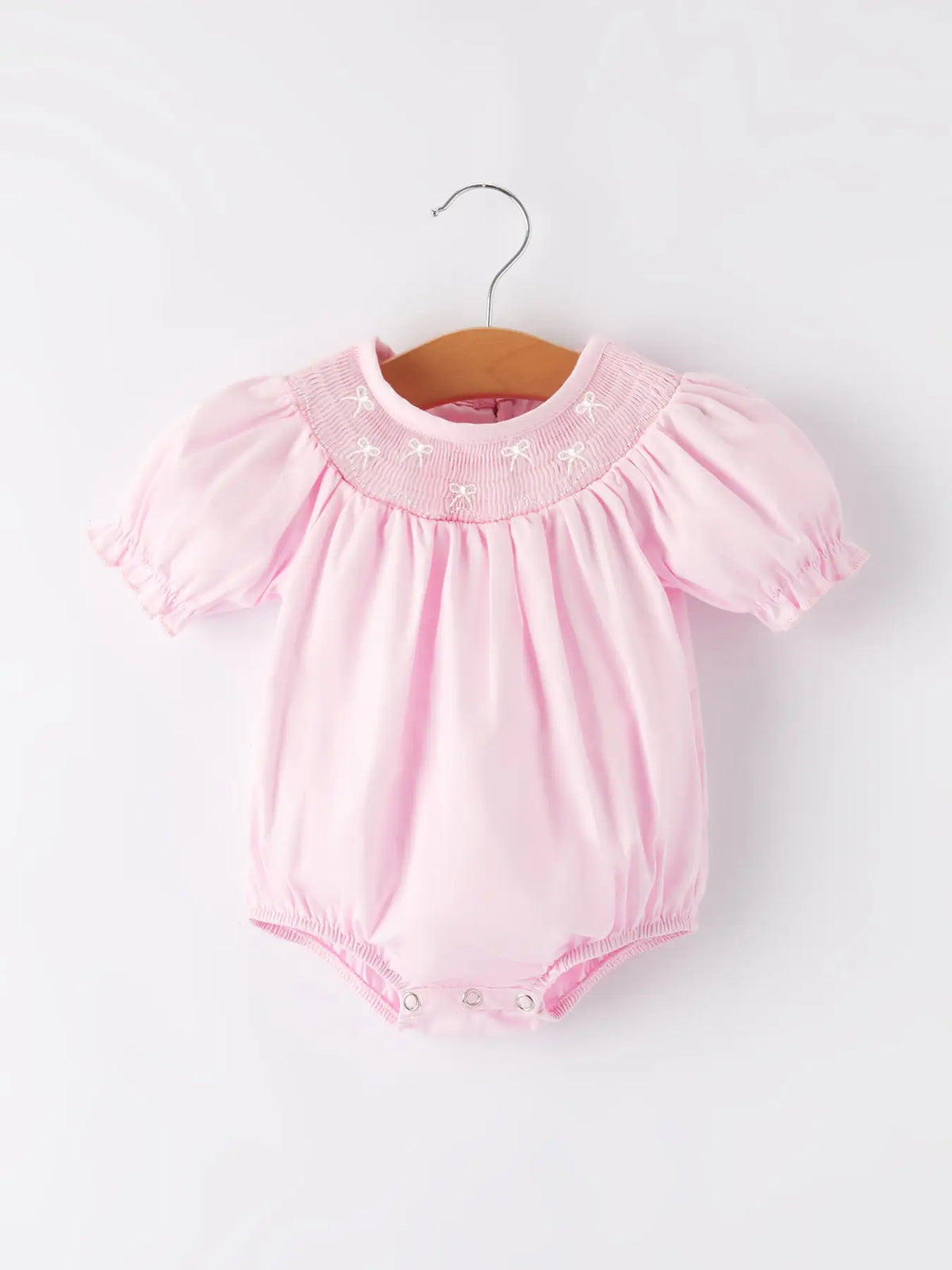Pretty In Bows Smocked Bubble