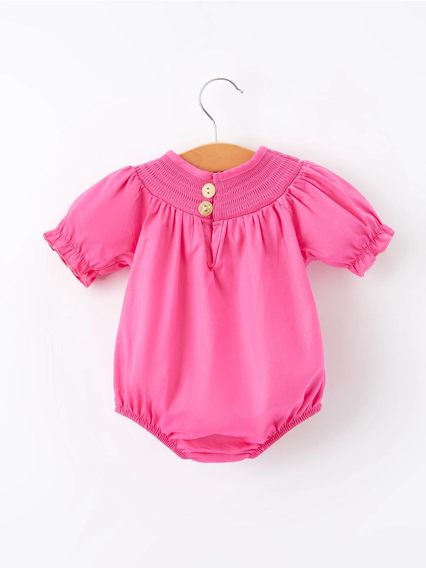 Pretty In Bows Smocked Bubble