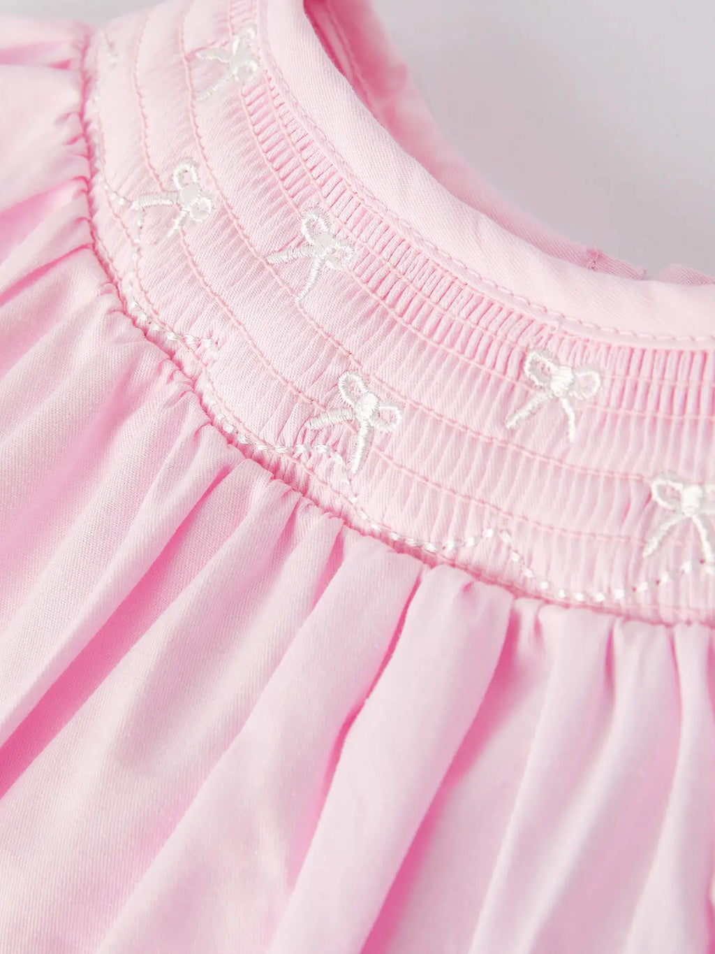 Pretty In Bows Smocked Bubble
