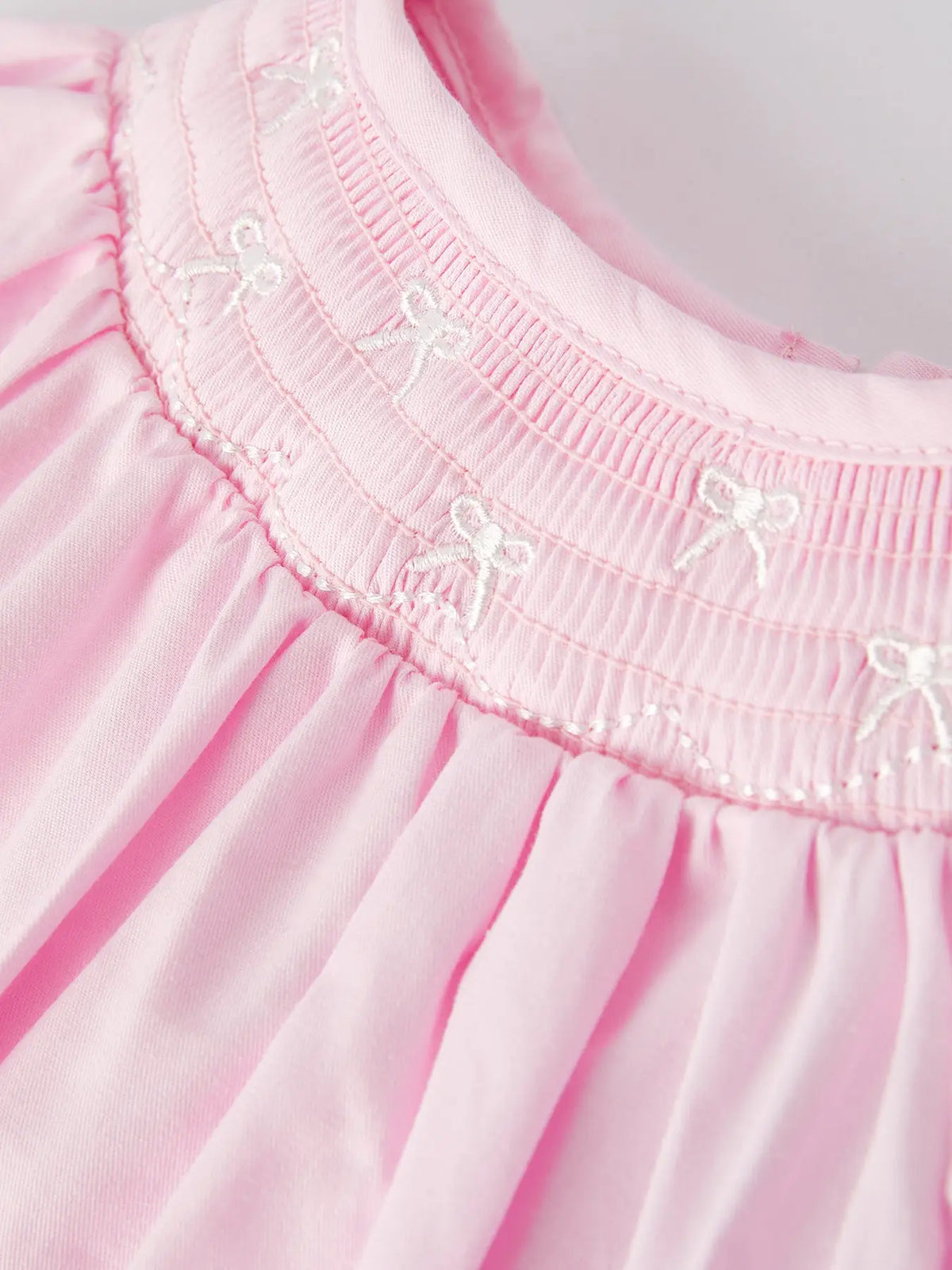 Pretty In Bows Smocked Bubble