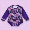 Spooky Cutie Purple Halloween Romper